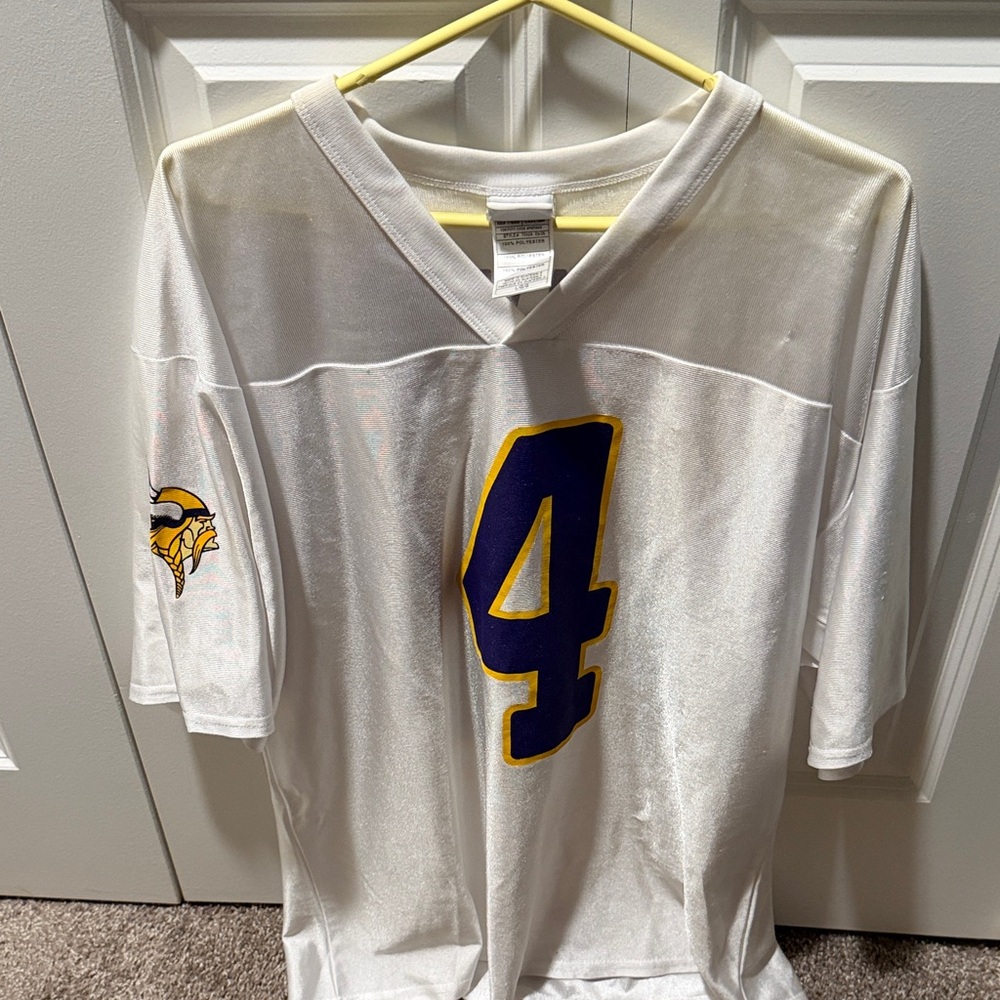 Vintage NFL White and purple  Team Jersey Vikings